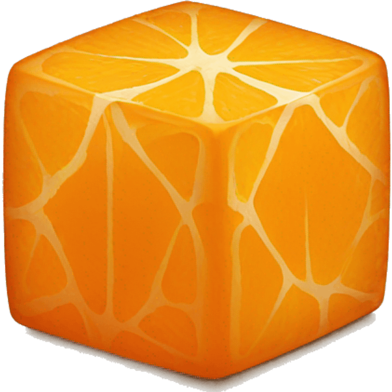 orange cube emoji