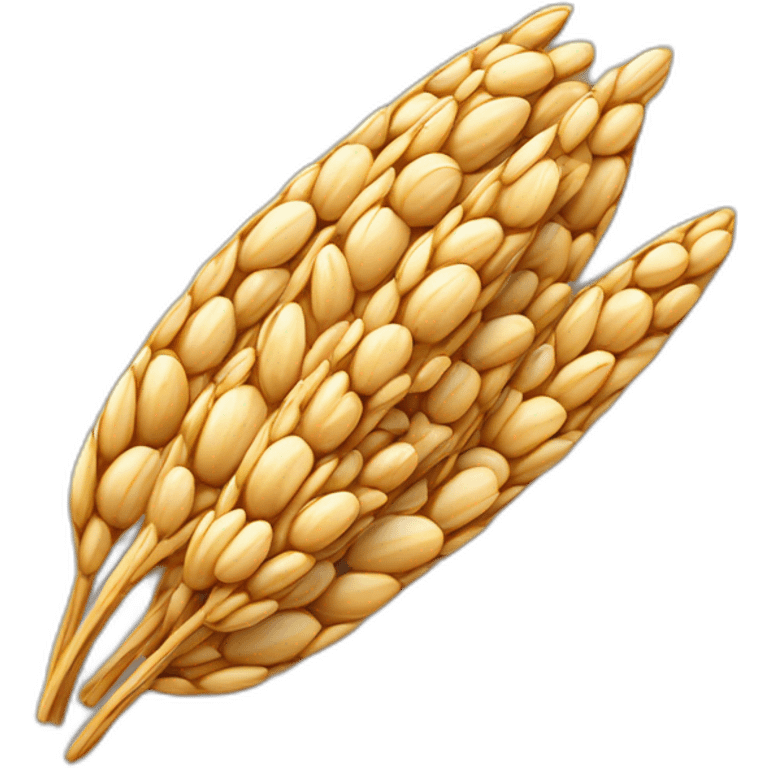 three oats grains emoji