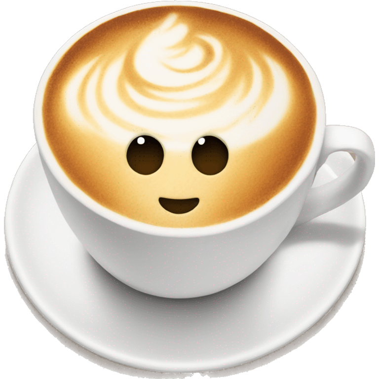 MacBook coffee latte emoji