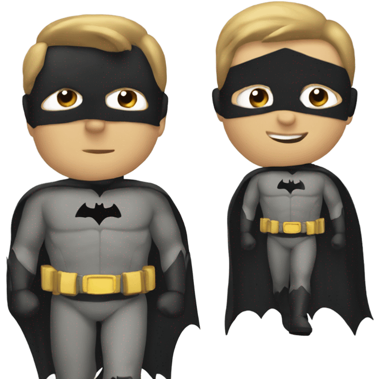 Batman glides emoji