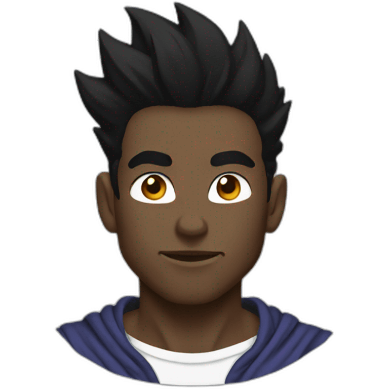 Black goku emoji