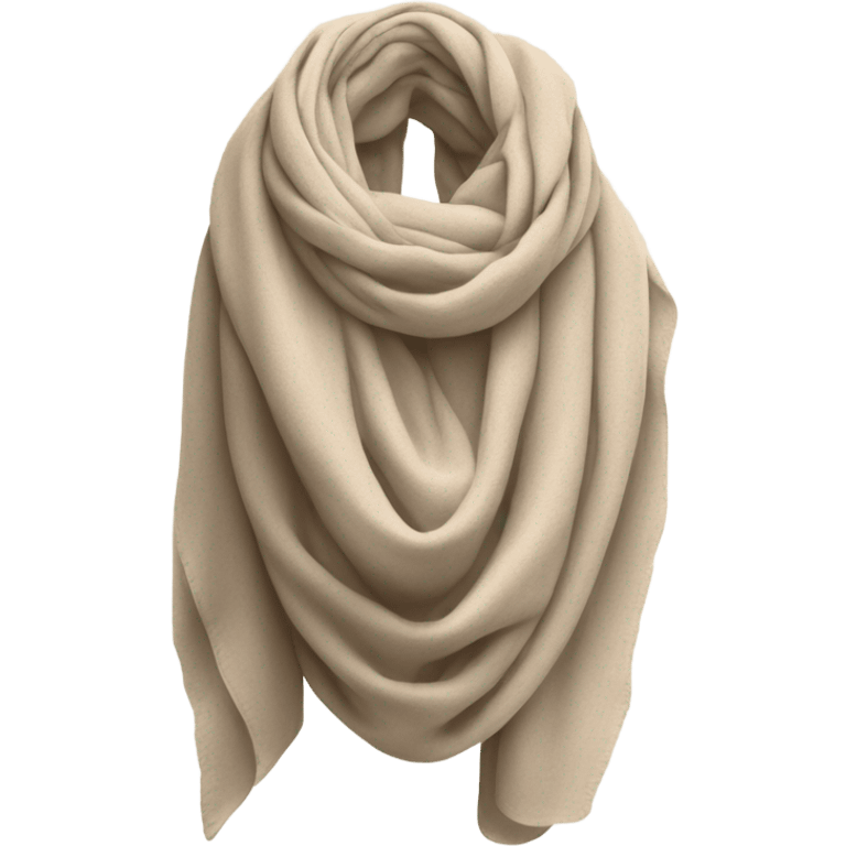 Beige scarf  emoji