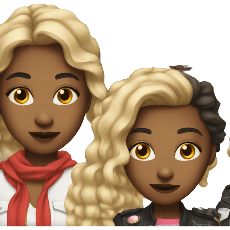 All girl band emoji