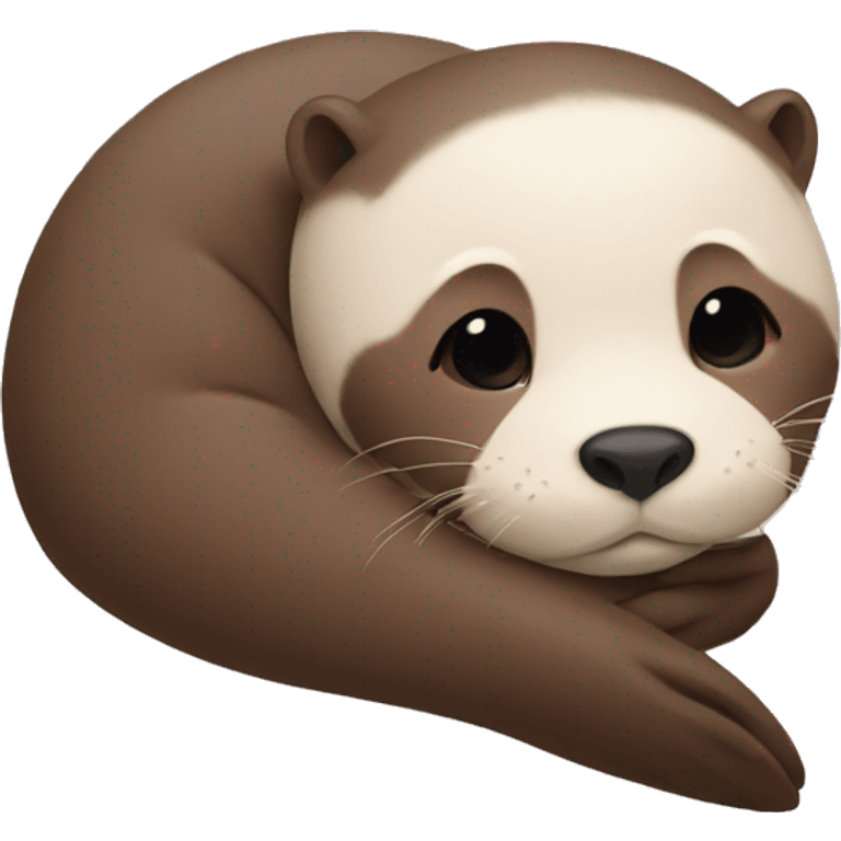 Cuddling Otter  emoji