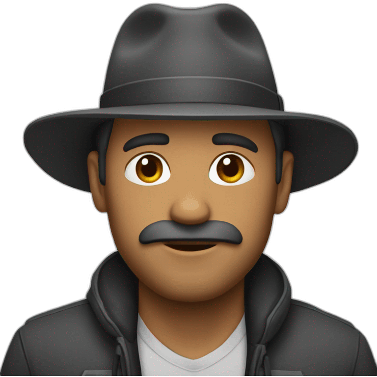 Hombre asustado emoji