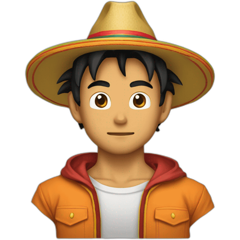 goku con un sombrero mexicano emoji