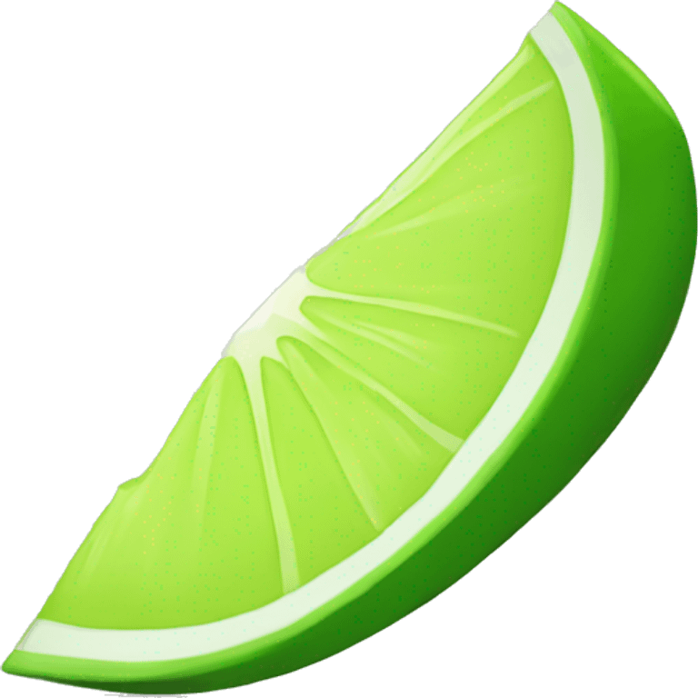 lime wedge emoji