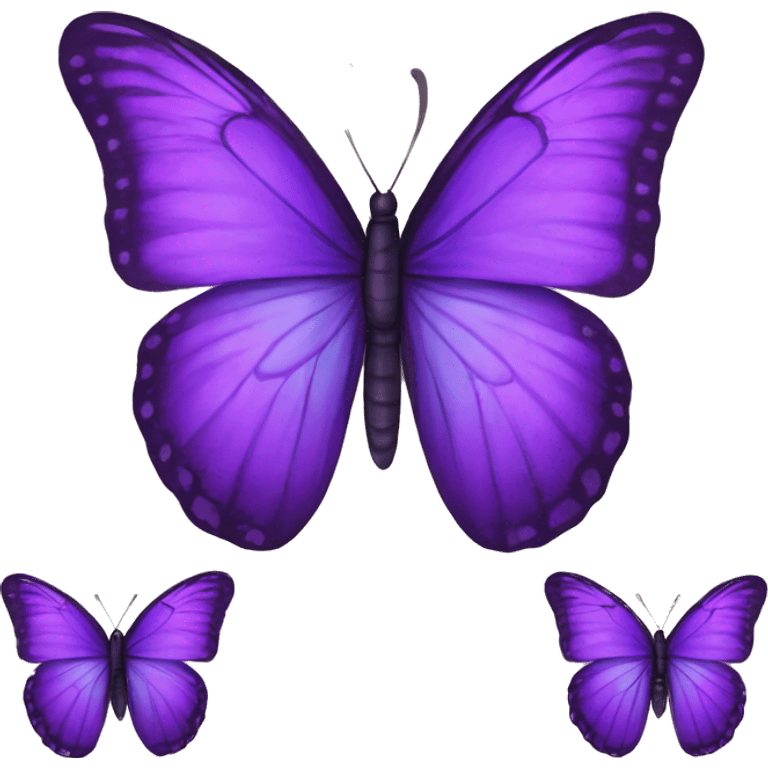 purple butterfly emoji