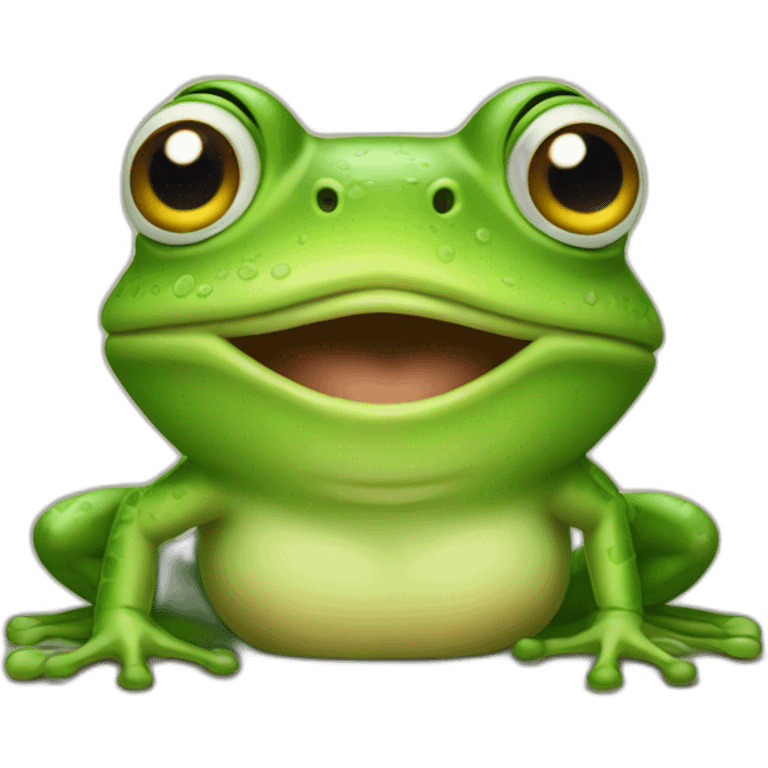 arrogant frog emoji