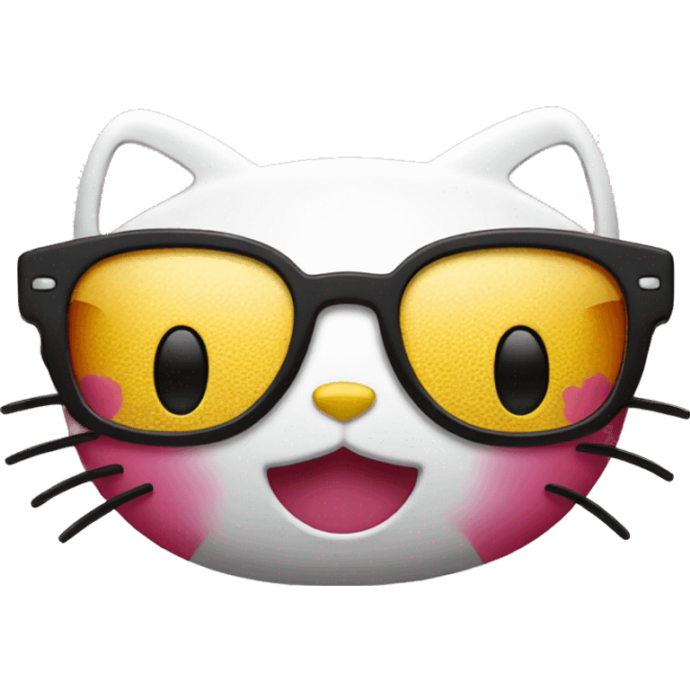 hellokitty on sunglass emoji