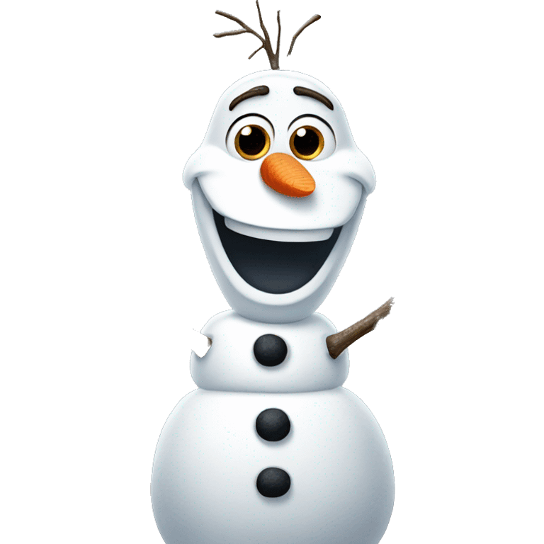 Olaf the snowman emoji