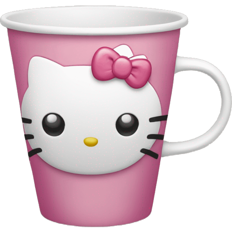 hello kitty empty cup emoji