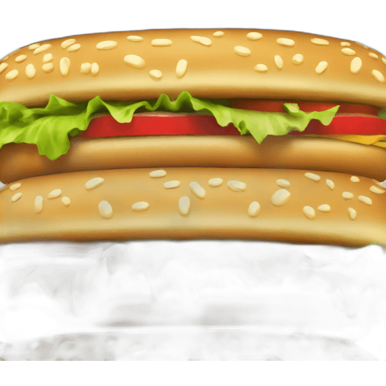 Big mac emoji