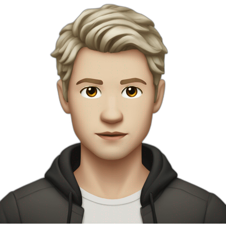 Klaus mikaelson short haircut realistic detailed emoji