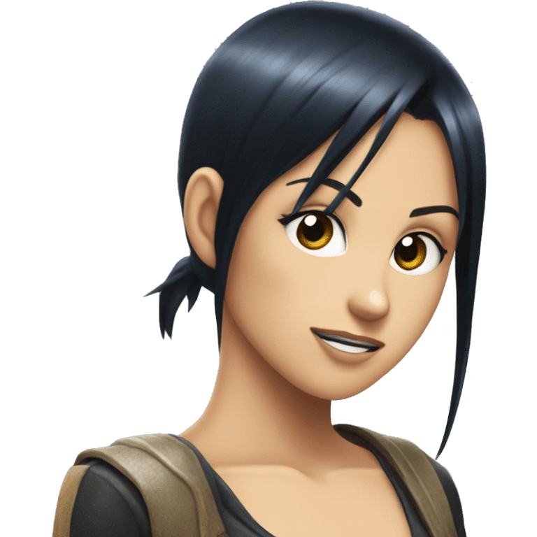 nico robin pointin on you emoji