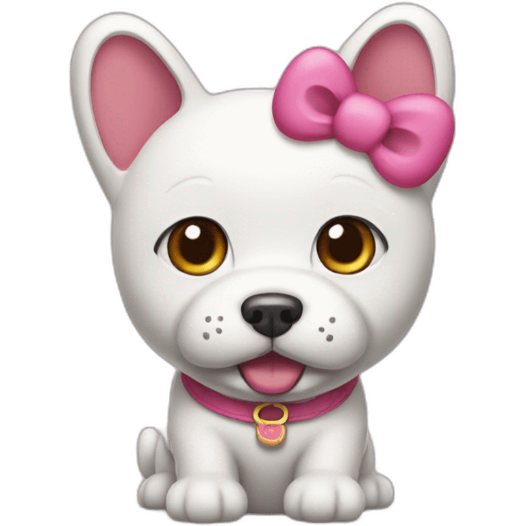 Hello kitty dog emoji