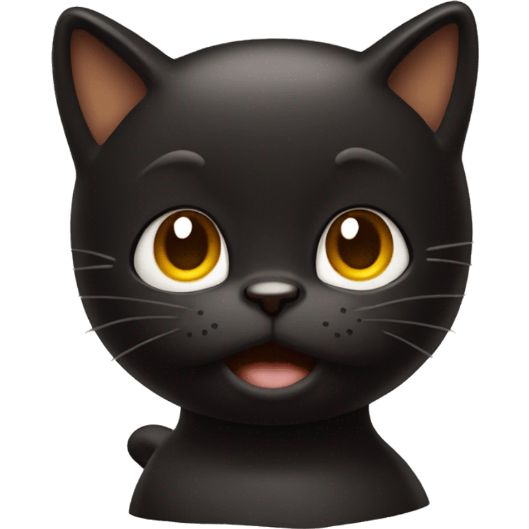 Chococat with raised eyebrow  emoji