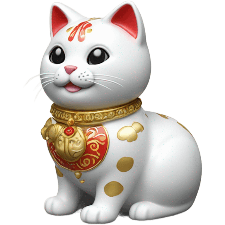 Asia lucky cat emoji