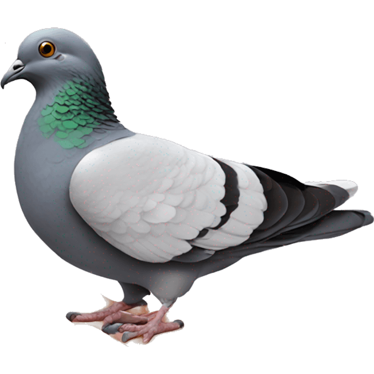 pigeon with humans hand emoji