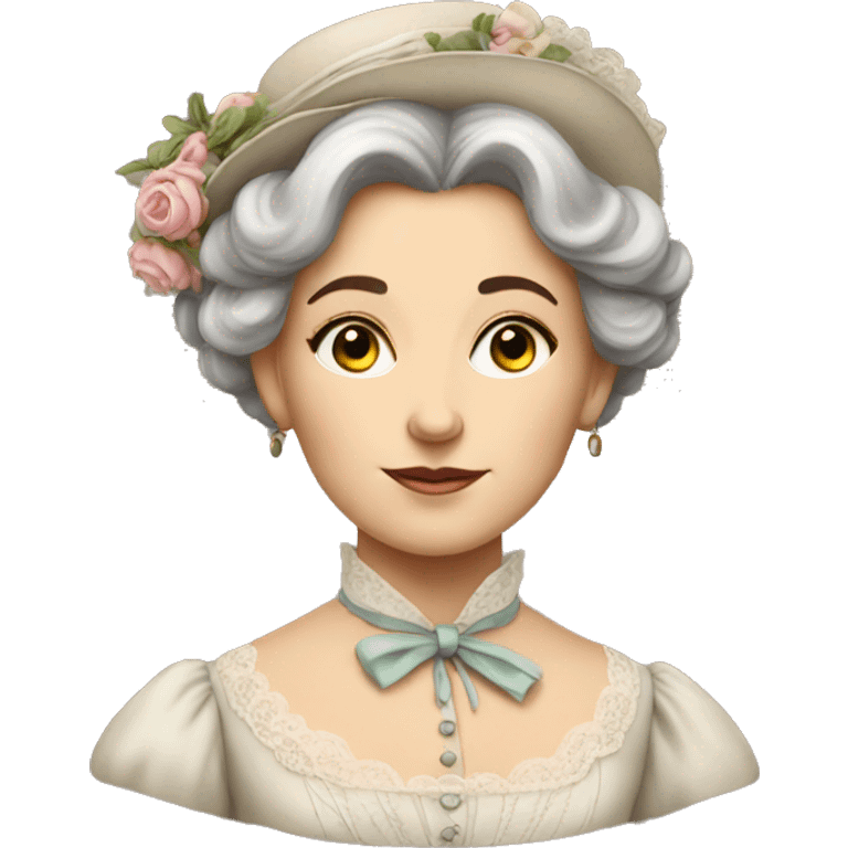 victorian lady  emoji