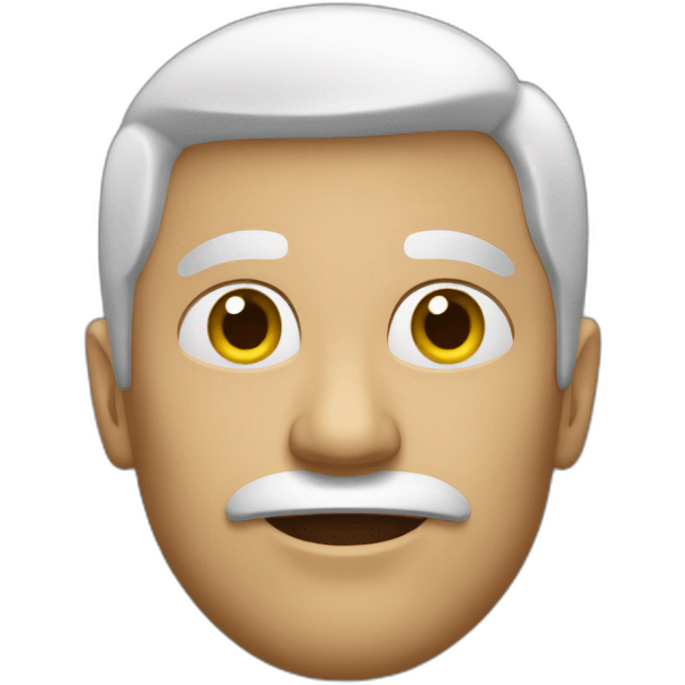 bold head man emoji