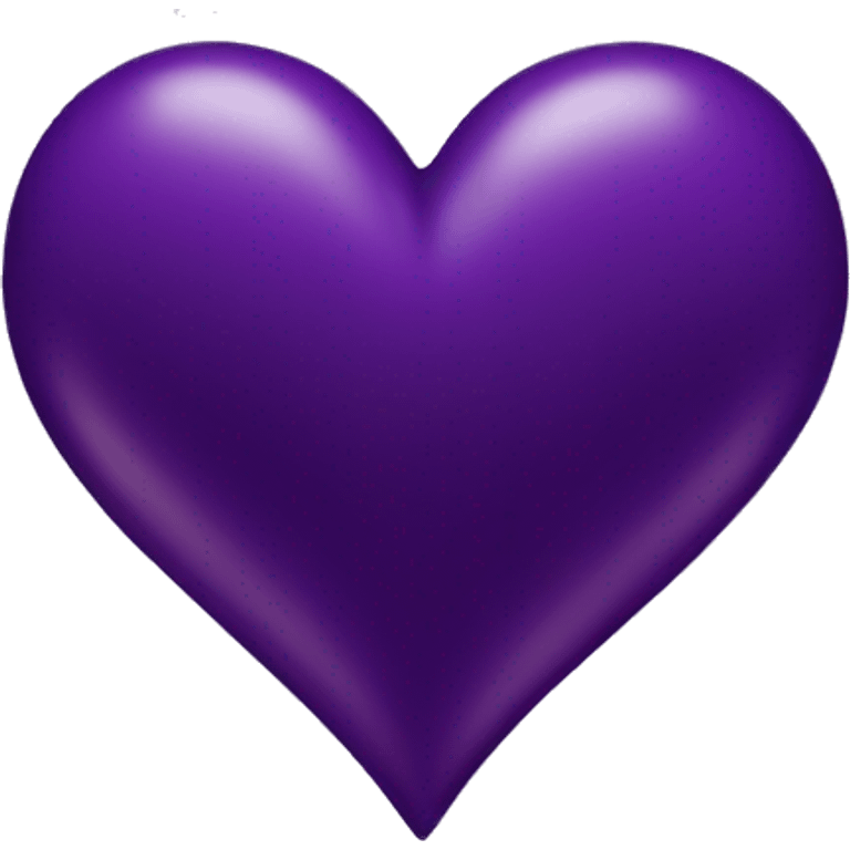 Dark Purple heart emoji