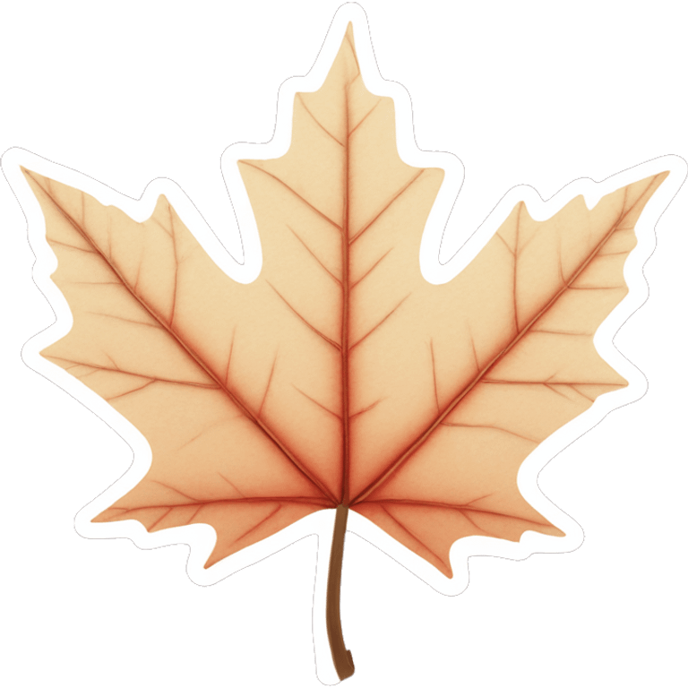 Maple leaf with 5 leaflets emoji