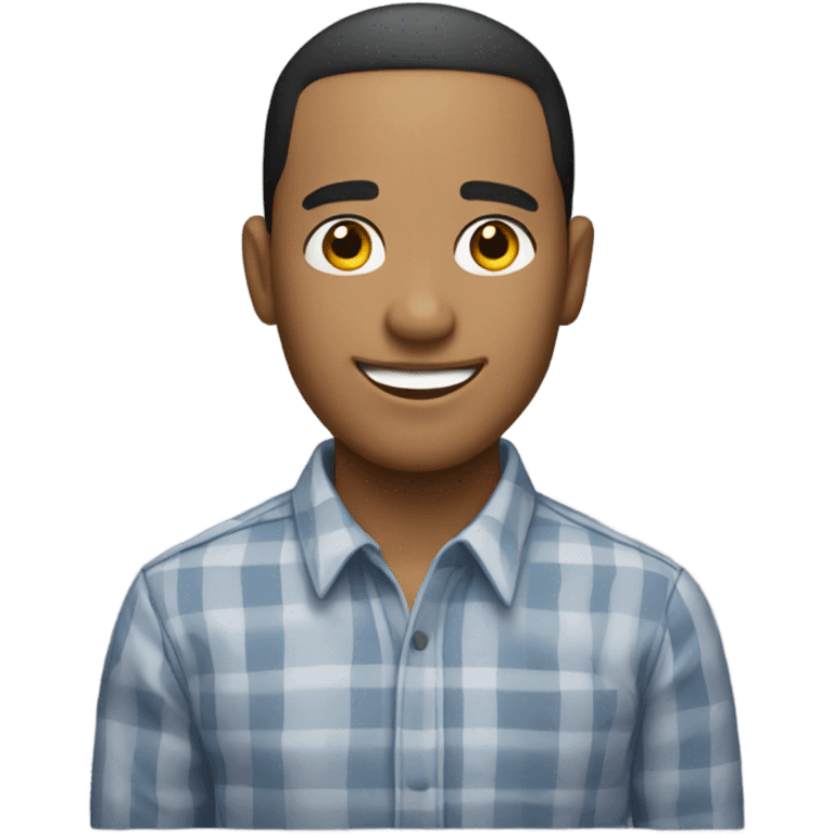 smiling light-skinned male in shirt emoji