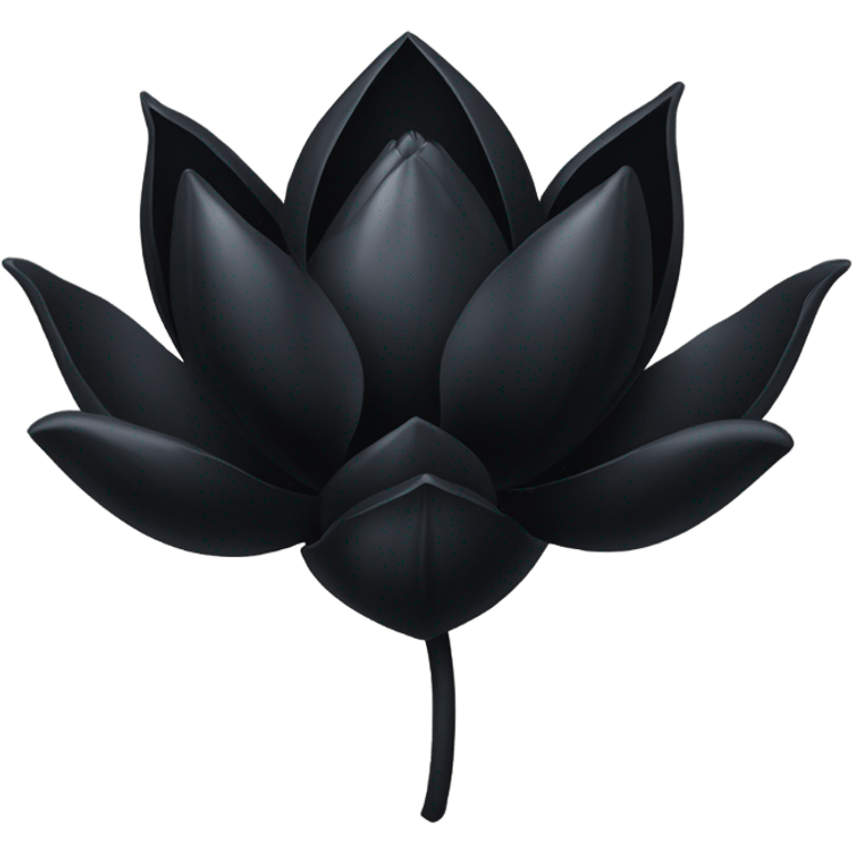 black lotus flower emoji emoji