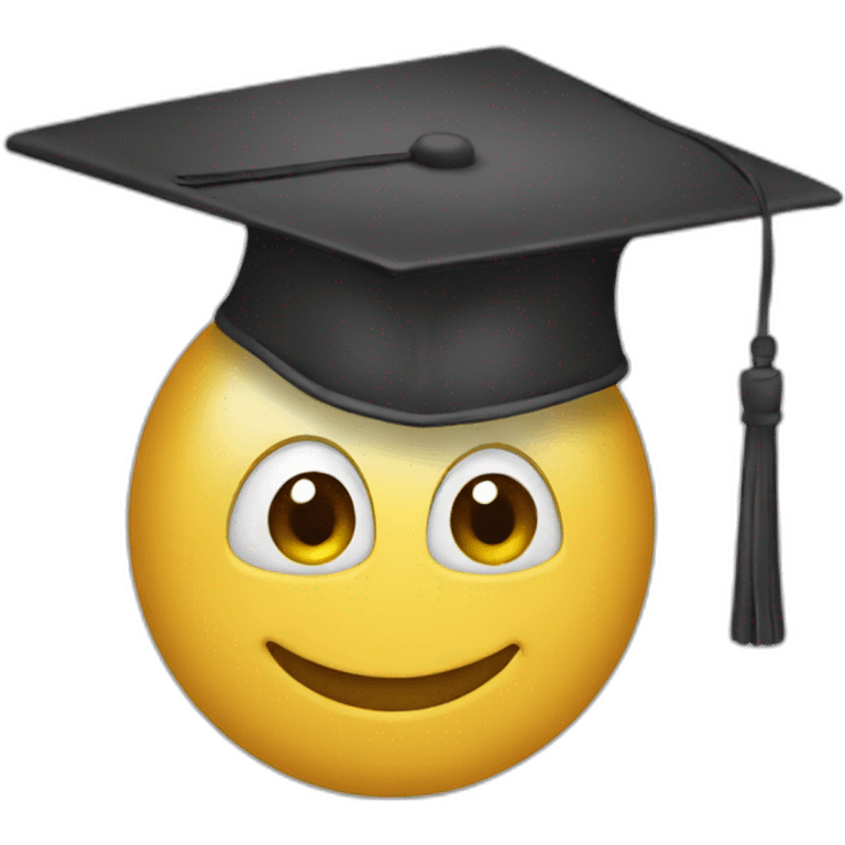 Education hat emoji