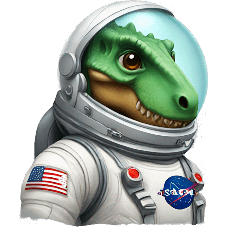 Dinosaur astronaut emoji