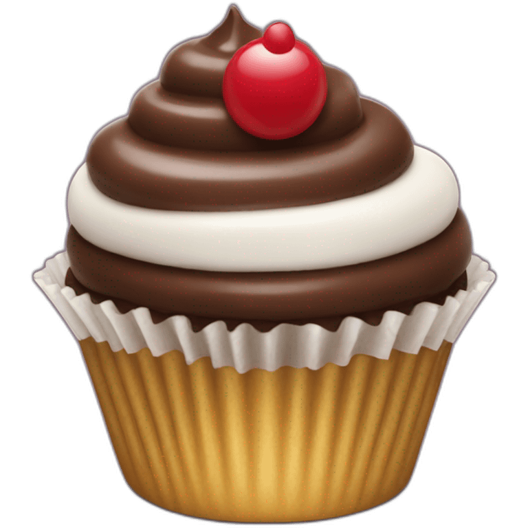 cupcake  chocolate  smile emoji