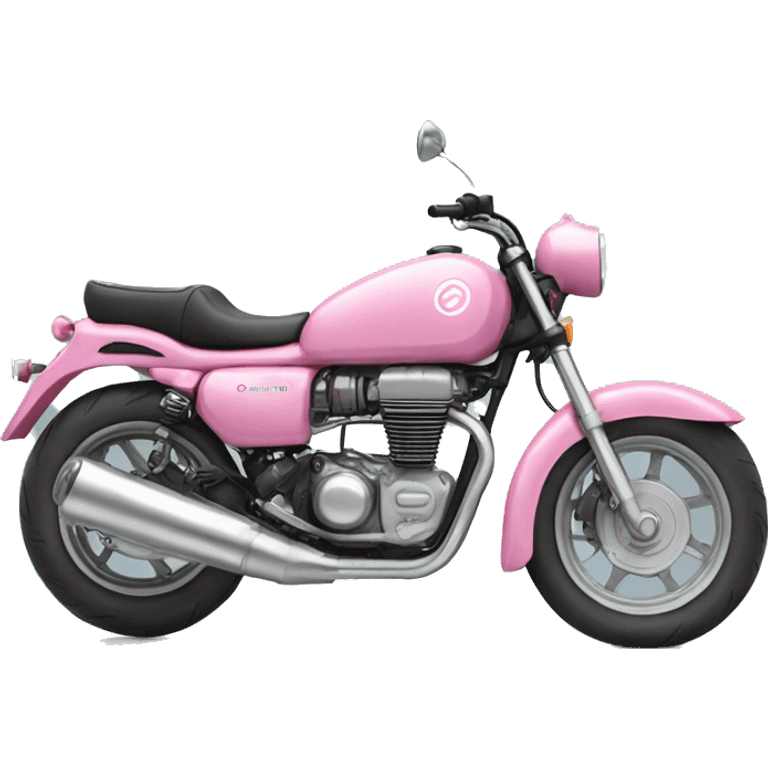 Pink filano motorcycle emoji