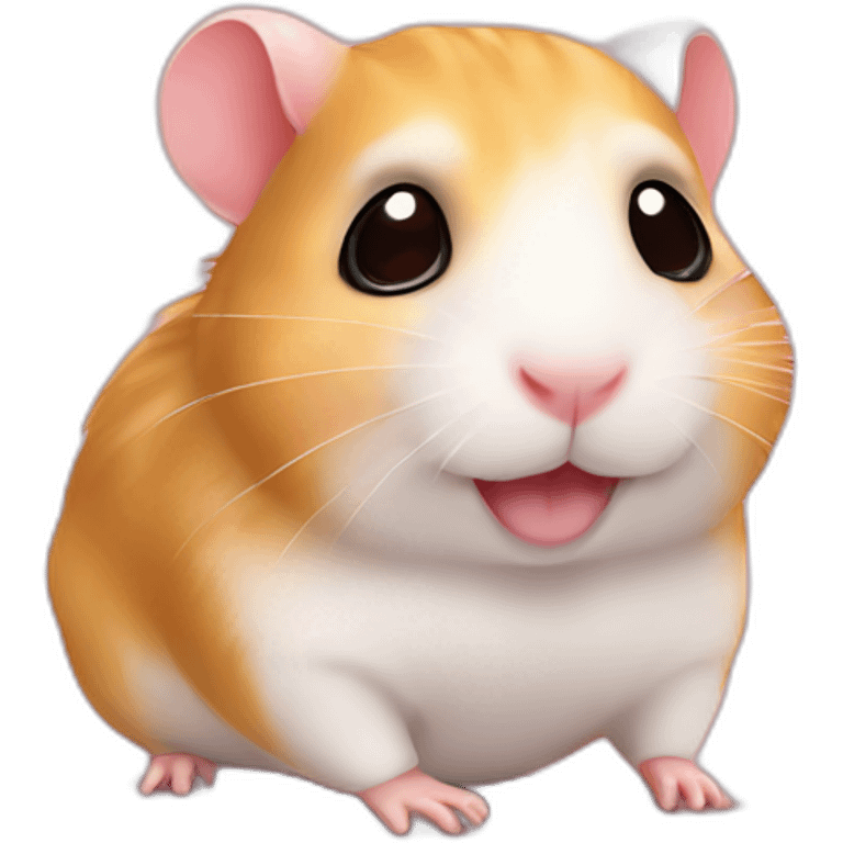 hamster in love emoji