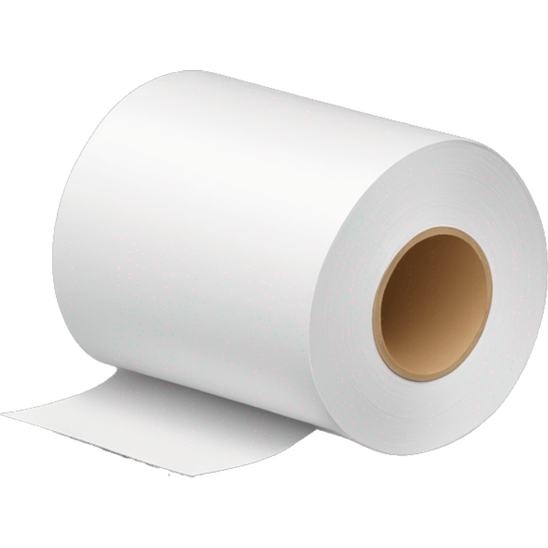 white paper roll emoji