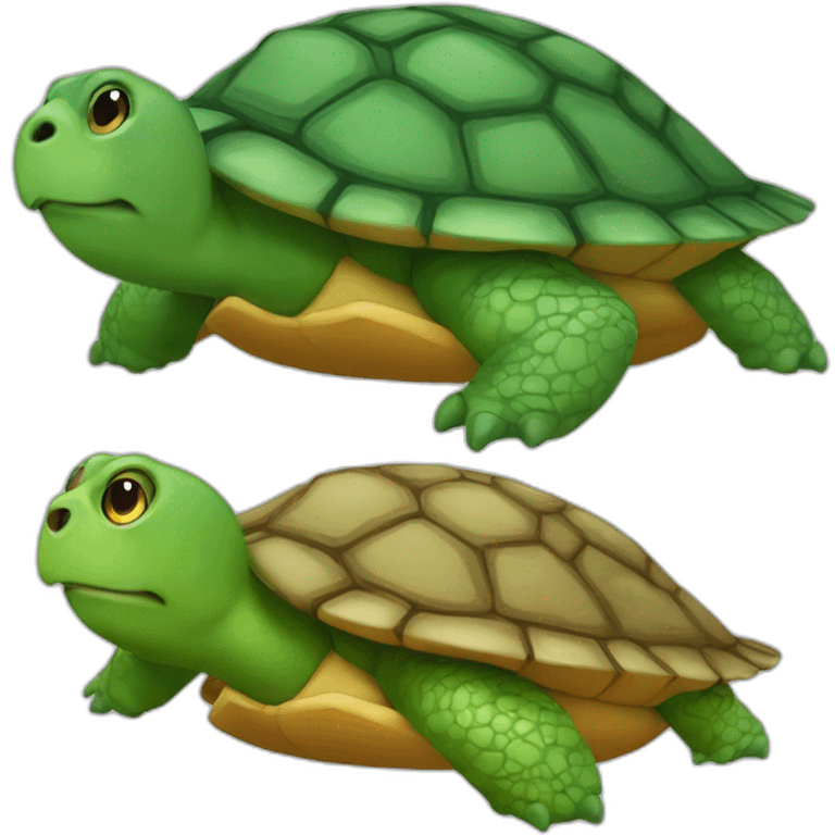 Loutr sur tortue emoji