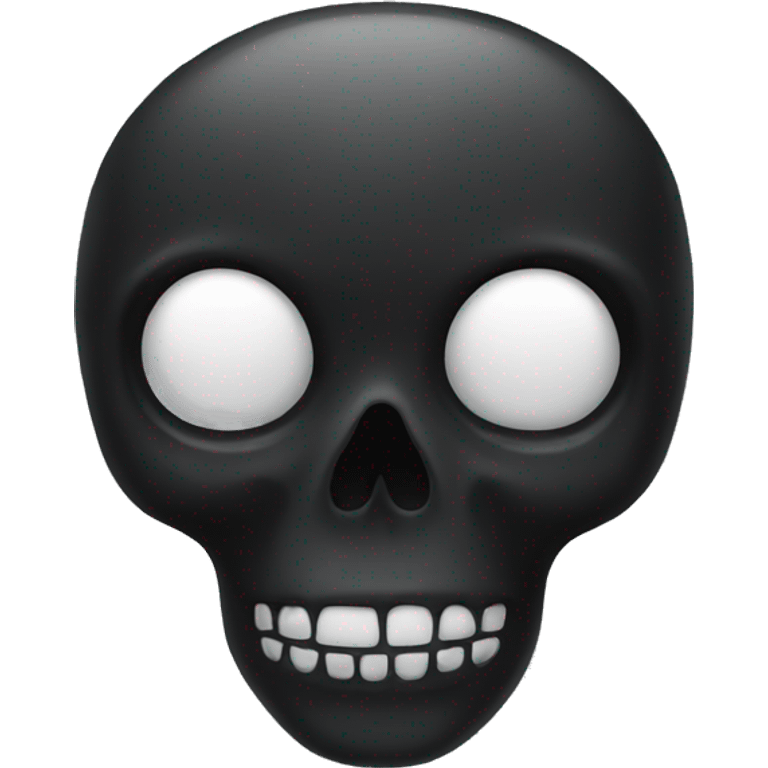 Black skull emoji  emoji