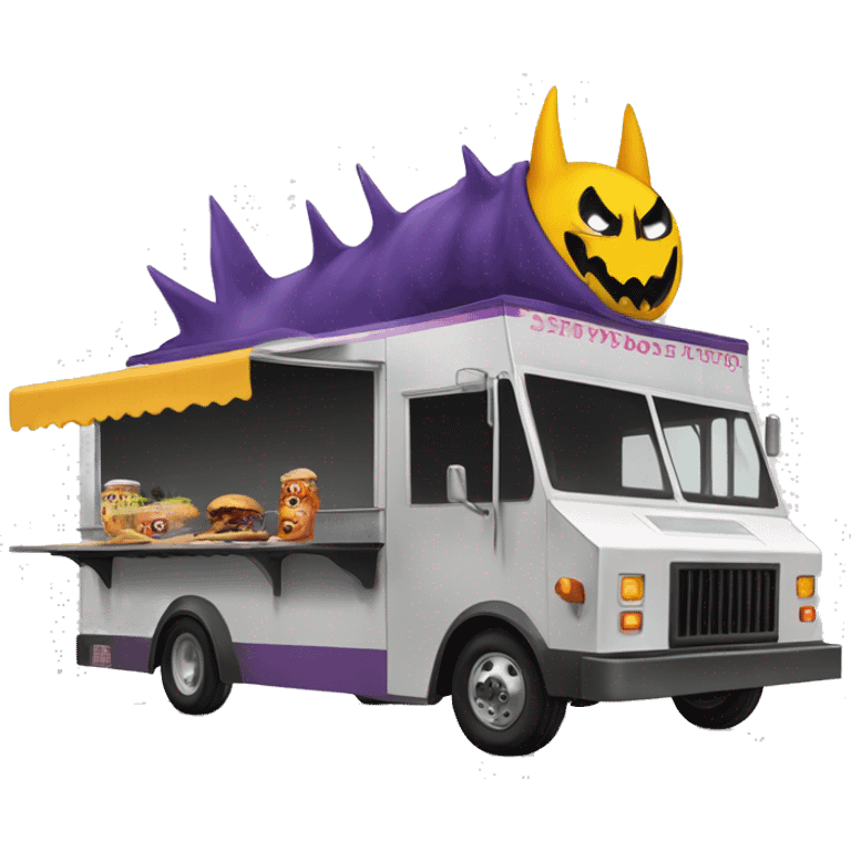 Batgirl monster killer 1917 food truck emoji