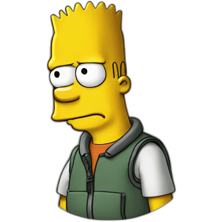 Bart from "the simpson" show emoji