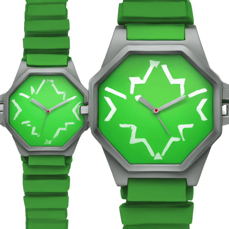 a totally green Hex watch: #A8E6CF emoji