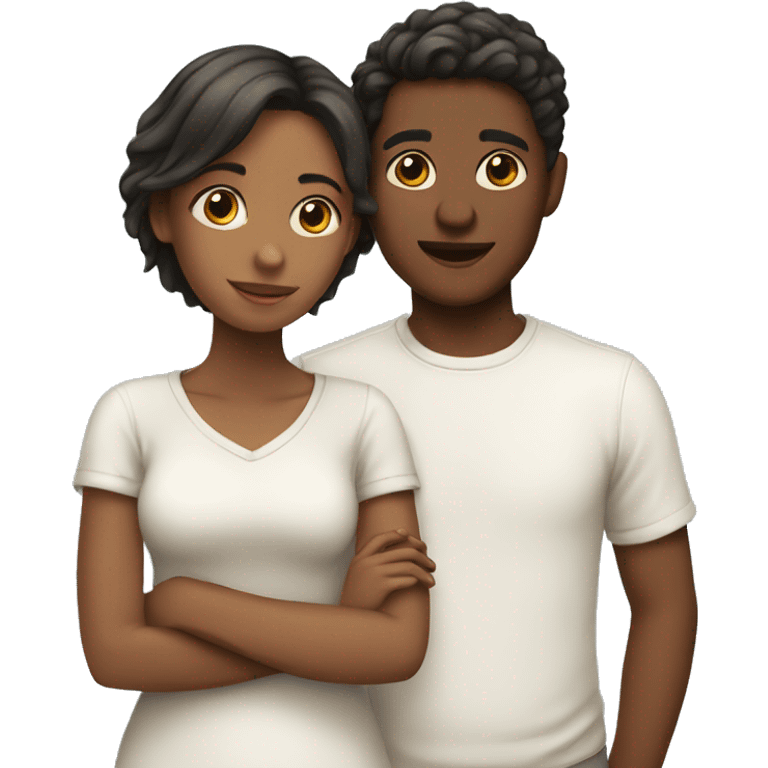 girl and boy in love emoji