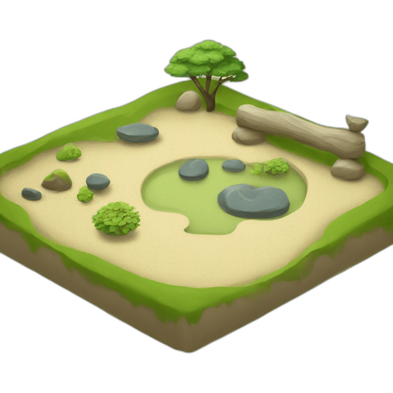 zen garden emoji