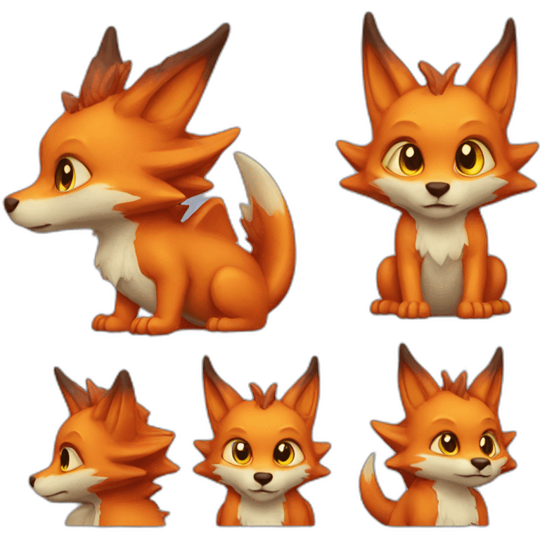 dragon fox emoji