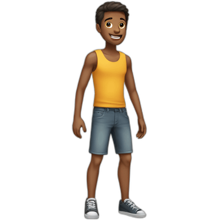 skinny guy emoji