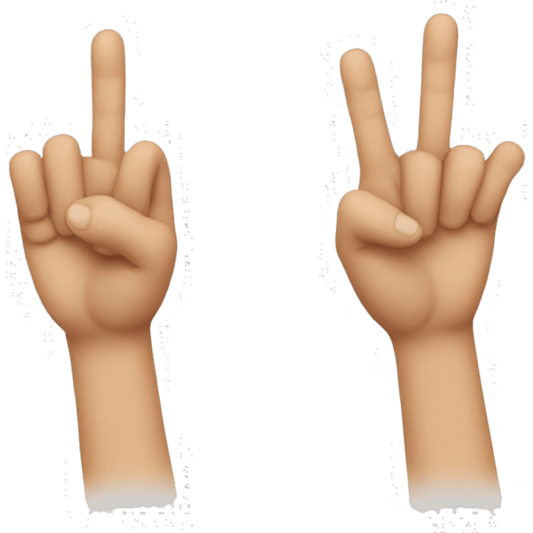 3 fingers emoji