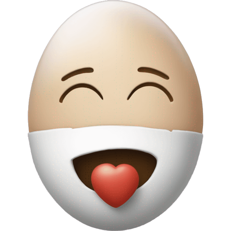 hart with eggplan emoji