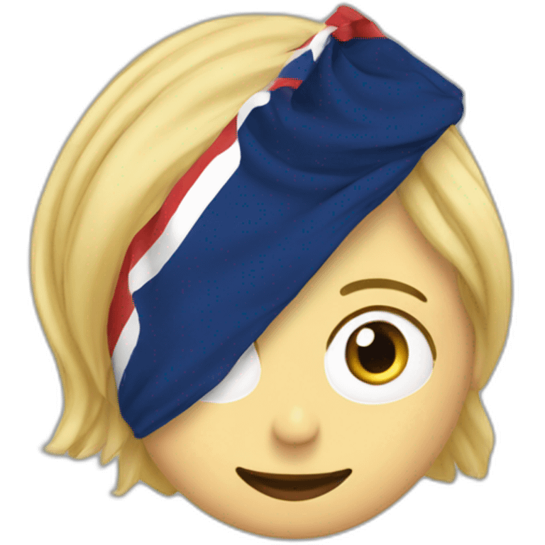 Marine LePen avec un voile emoji