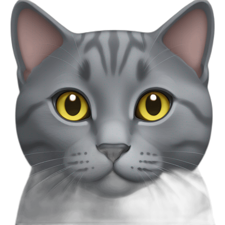 Chartreux cat emoji