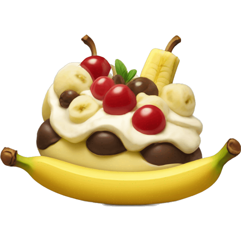 Banana split  emoji