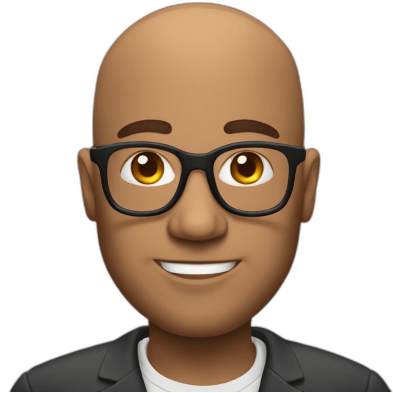 bald finance guy emoji